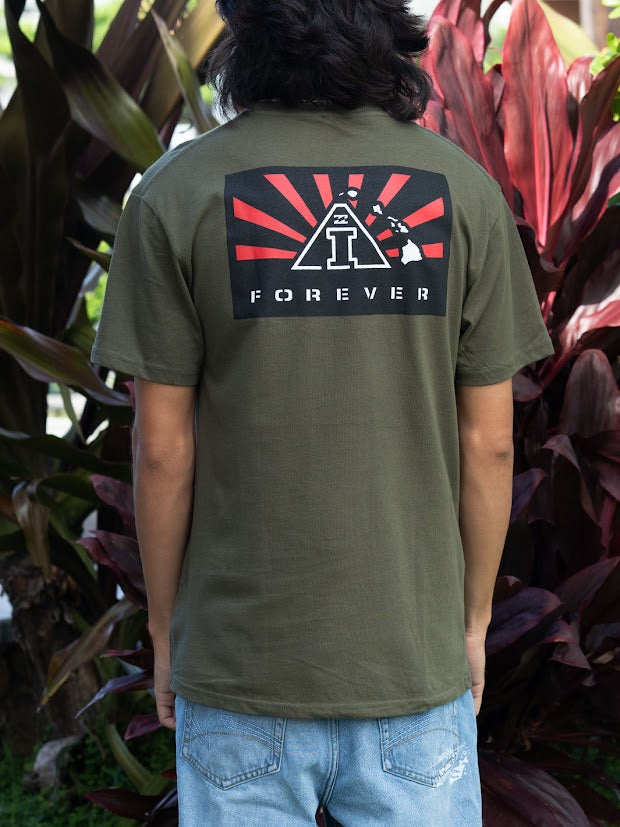BILLABONG A.I. FOREVER TEE - MIL GREEN (MTR1)