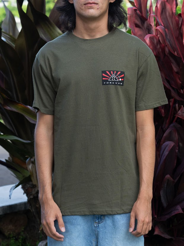 BILLABONG A.I. FOREVER TEE - MIL GREEN (MTR1)