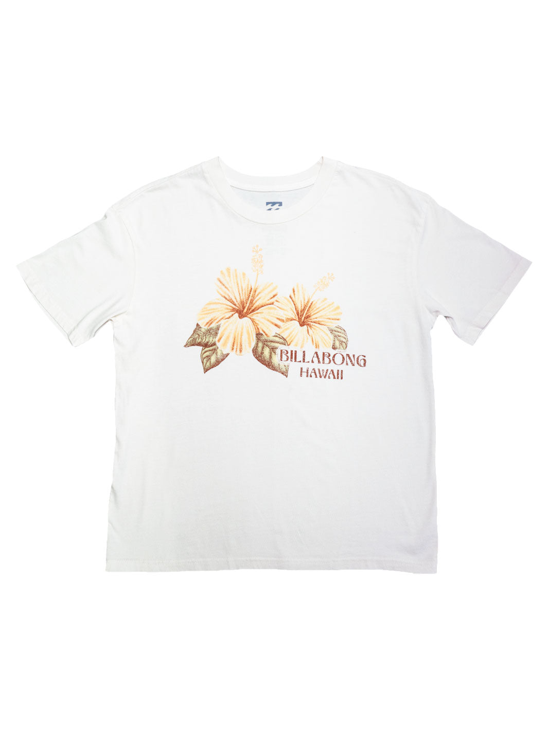 BILLABONG TAKE A SECOND HI WOMENS TEE - WHITE (SCS1)