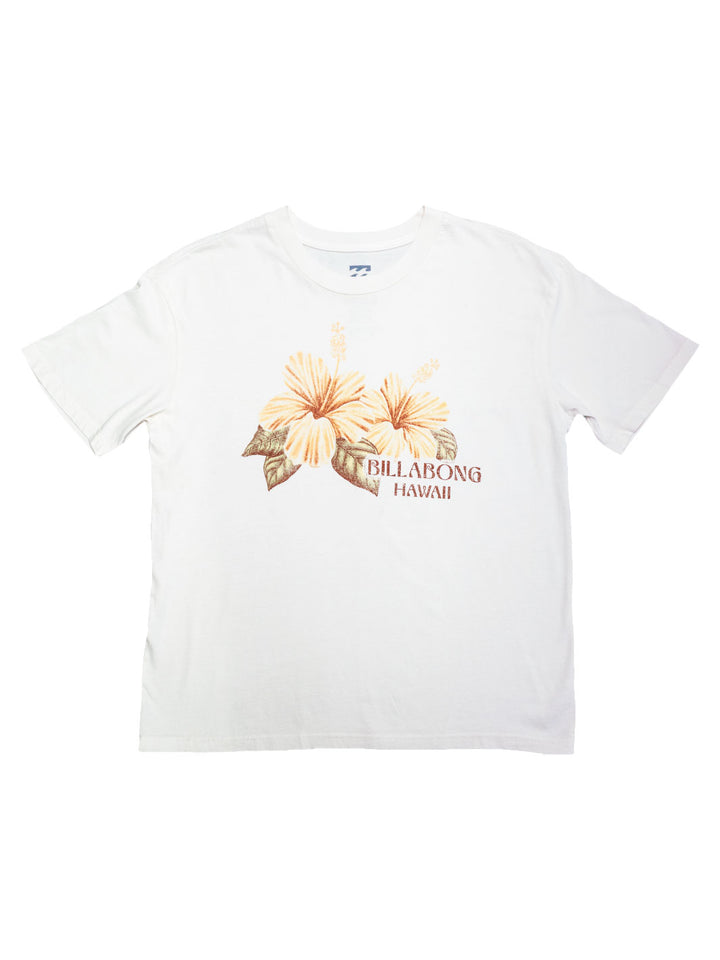 BILLABONG TAKE A SECOND HI WOMENS TEE - WHITE (SCS1)