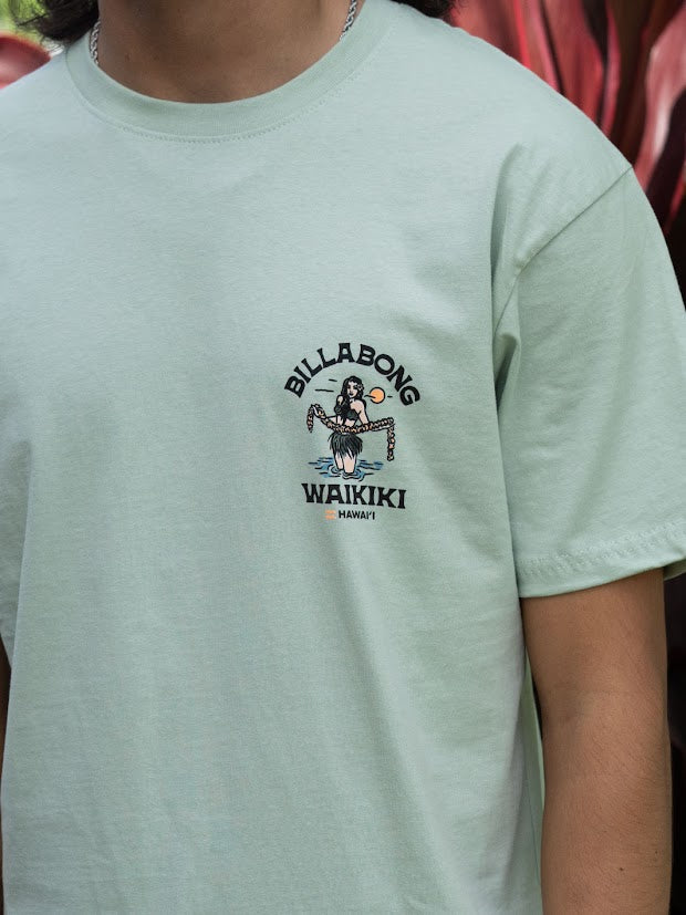 BILLABONG HULA GIRL TEE - SEA FOAM (SFM1)