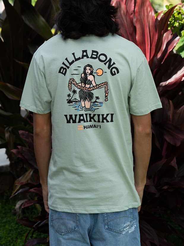 BILLABONG HULA GIRL TEE - SEA FOAM (SFM1)