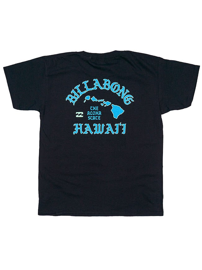 BILLABONG HAWAII ISLAND CHAIN YOUTH TEE - BLACK