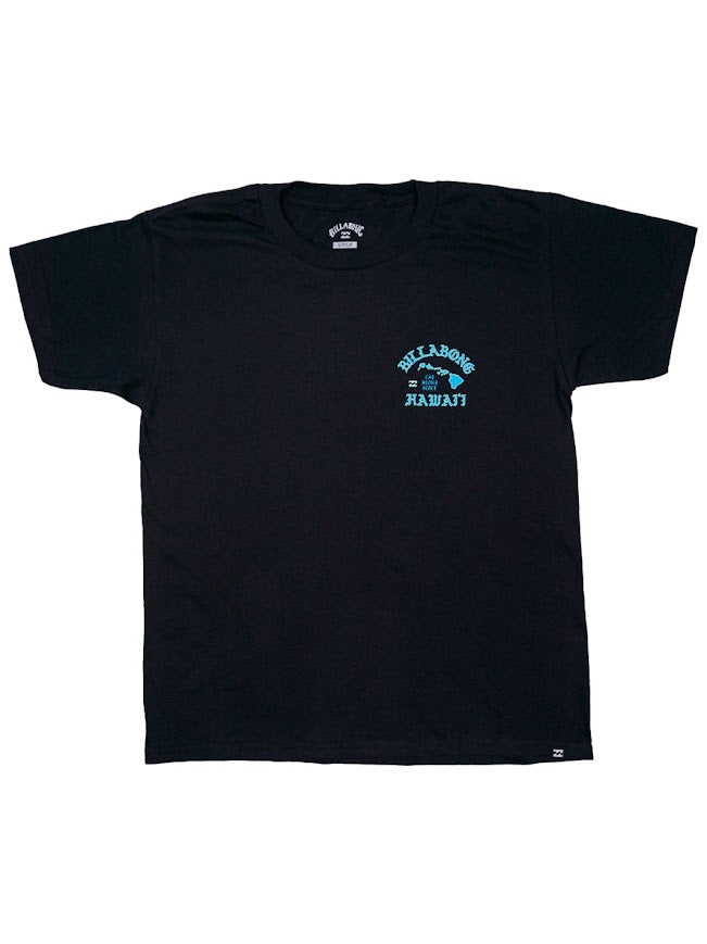 BILLABONG HAWAII ISLAND CHAIN YOUTH TEE - BLACK