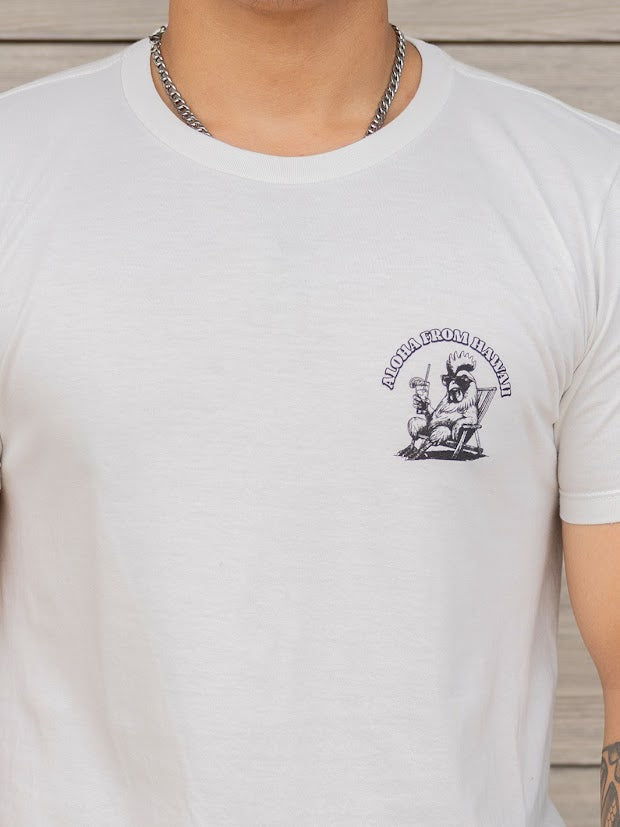 HURLEY CHEE HOODLE DOO TEE - NATURAL