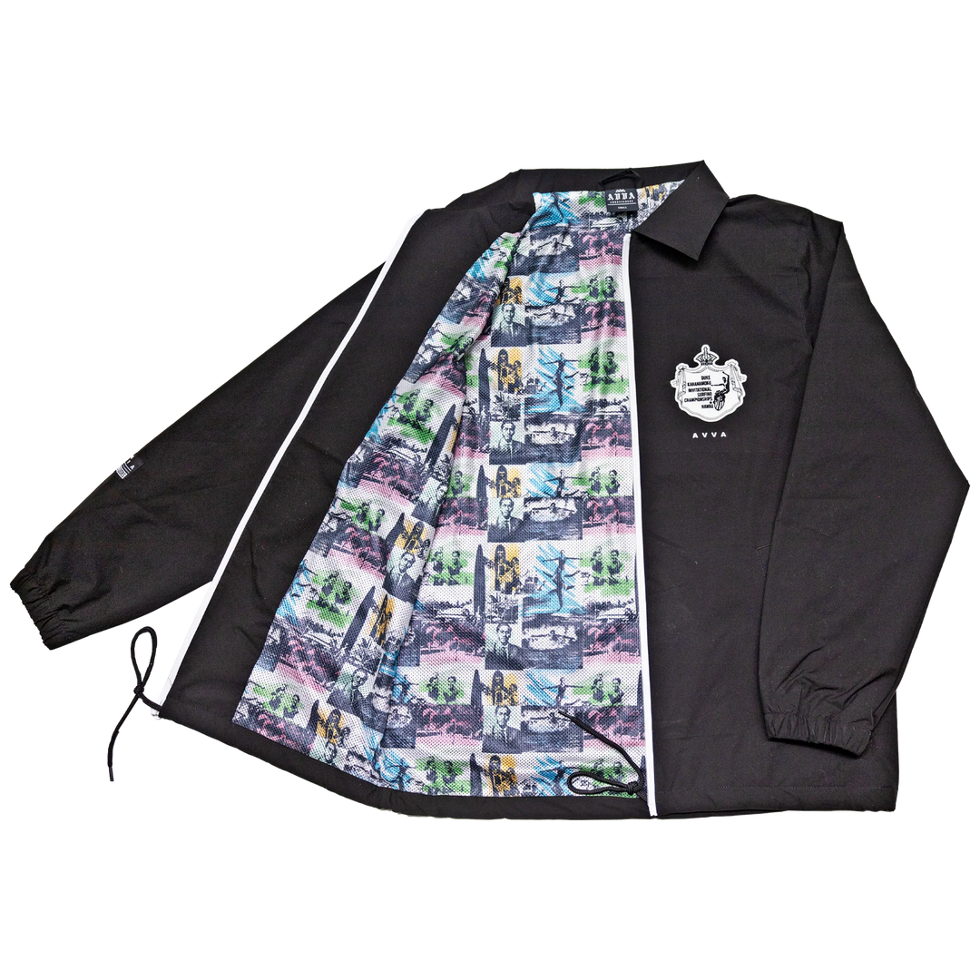 AVVA CLUB DUKE WINDBREAKER JACKET - BLACK