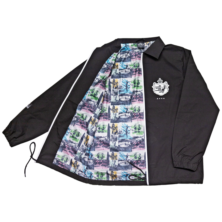 AVVA CLUB DUKE WINDBREAKER JACKET - BLACK