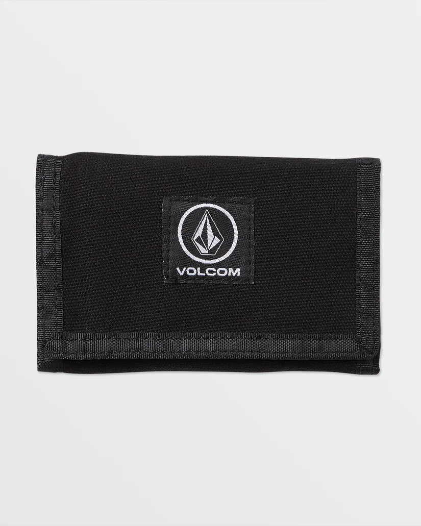 VOLCOM BOX STONE WALLET - BLACK