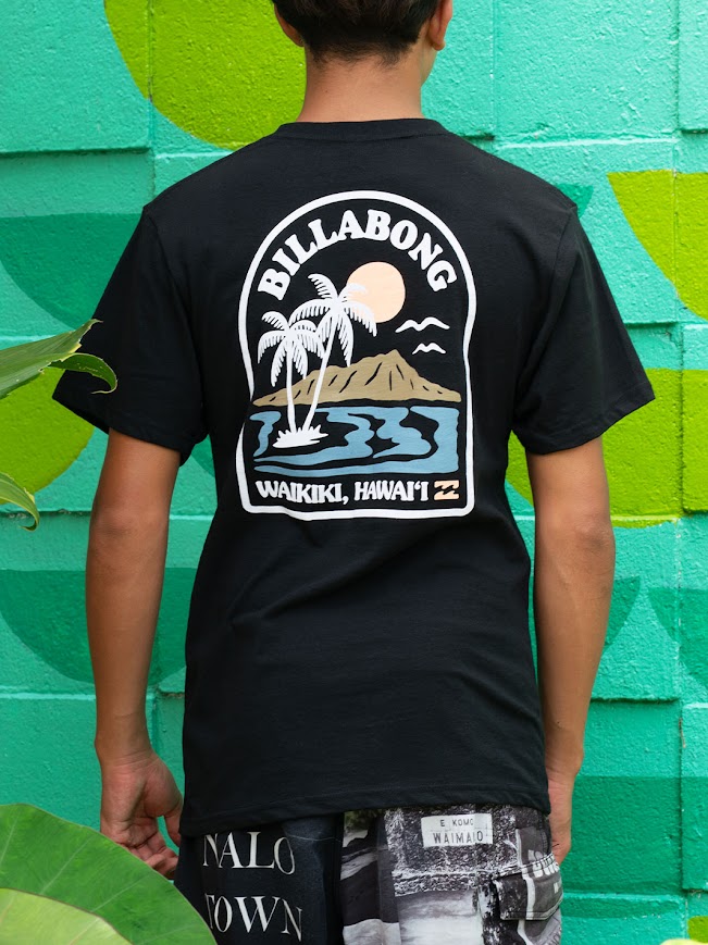 BILLABONG DIAMOND HEAD TEE - BLACK