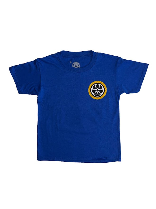 HIC CHECKERED PAST YOUTH TEE - ROYAL BLUE