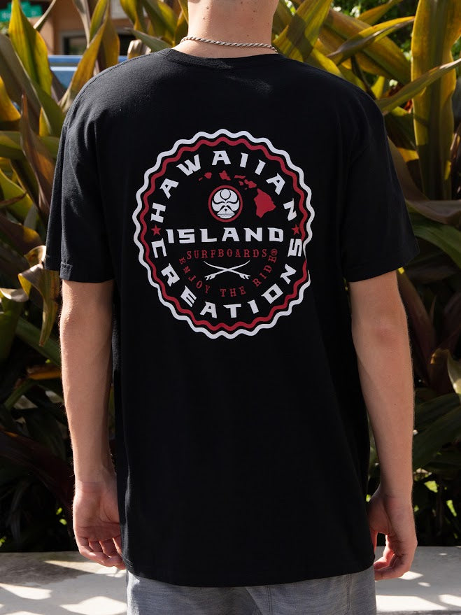 HIC CORONET DOT TEE - BLACK