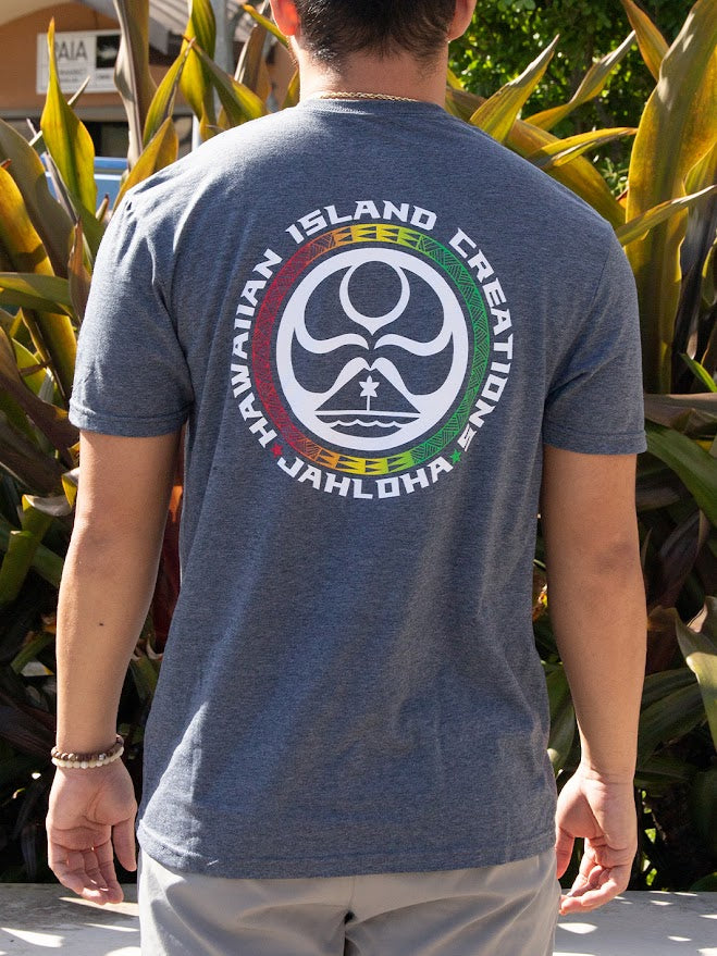 HIC JAH DOT TEE - HEATHER CHARCOAL