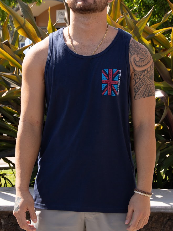 HIC IKAIKA FLAG TANK - NAVY