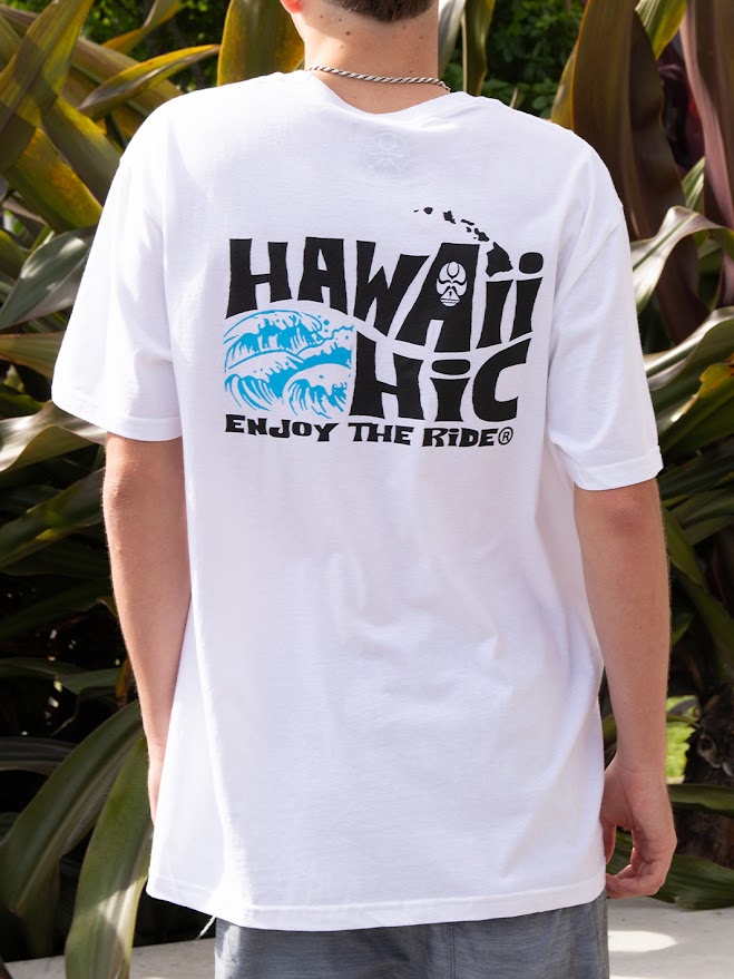 HIC HAWAII PEAKS TEE - WHITE