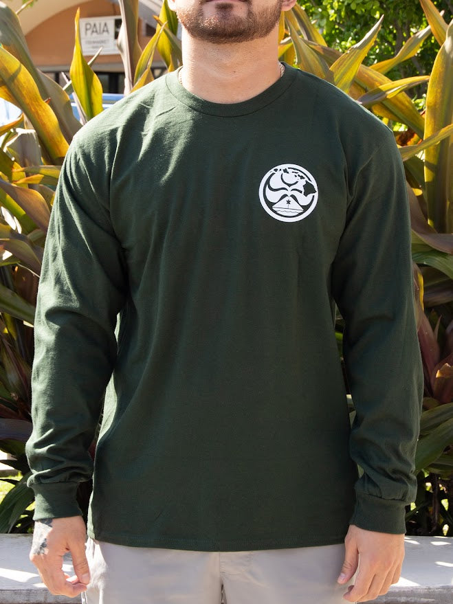 HIC HAWAII PEAKS LONG SLEEVE - GREEN