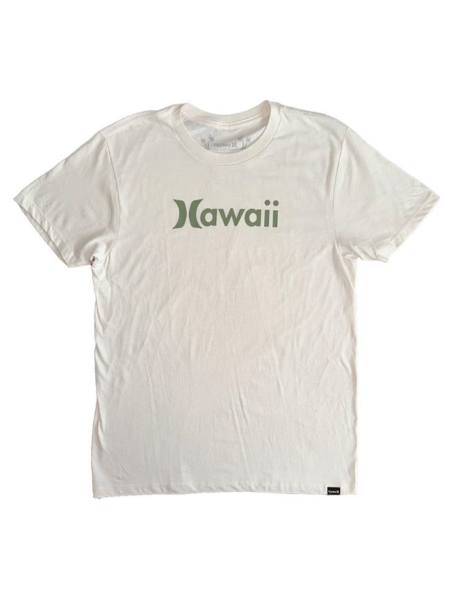 HURLEY HAWAII TEE - OFF WHITE