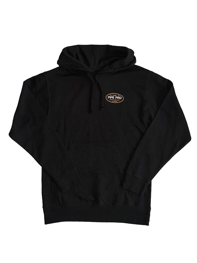 PIPE PRO 2025 HOODED FLEECE - BLACK