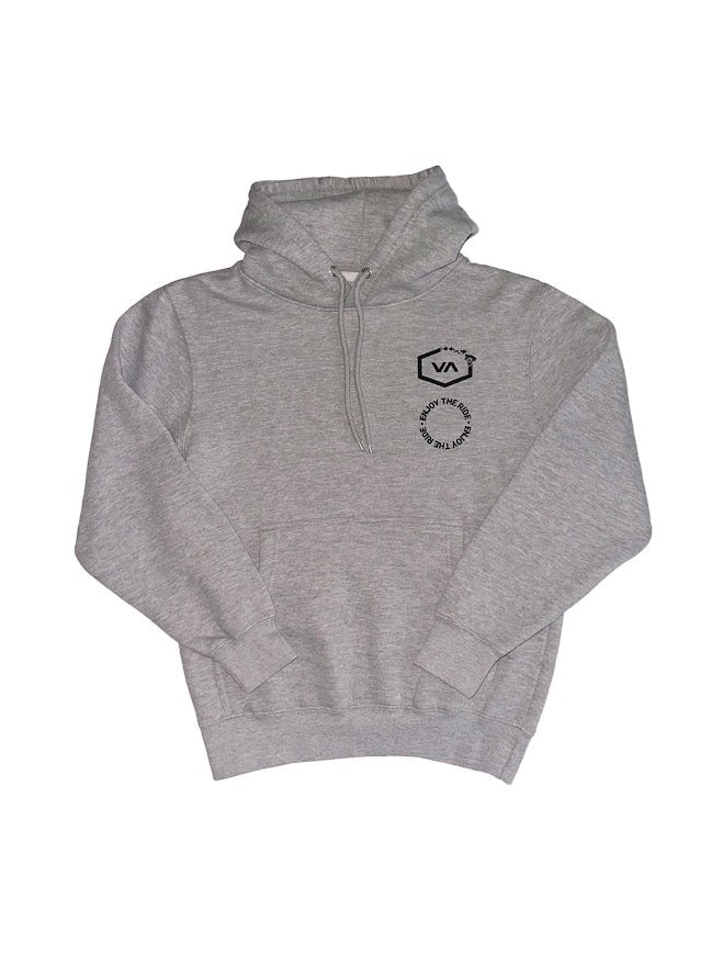 RVCA X HIC BAR HOODIE - GRAY