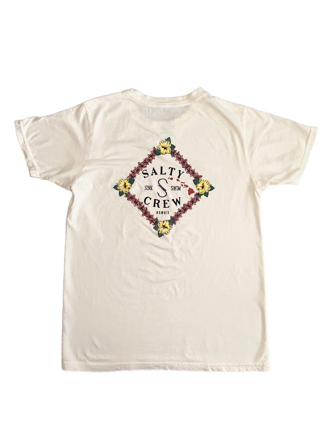 SALTY CREW TIPPET HAWAII BOYFRIEND TEE - OFF WHITE