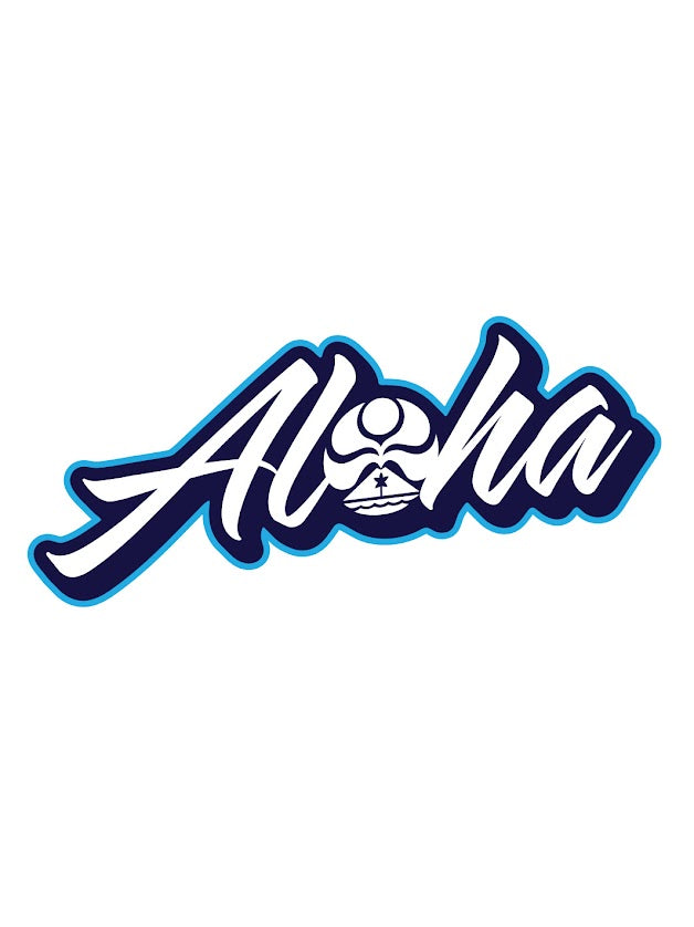 HIC ALOHA 3D SCRIPT STICKER