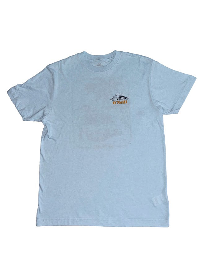 O'NEILL CLASHER TEE - BLUE HEATHER