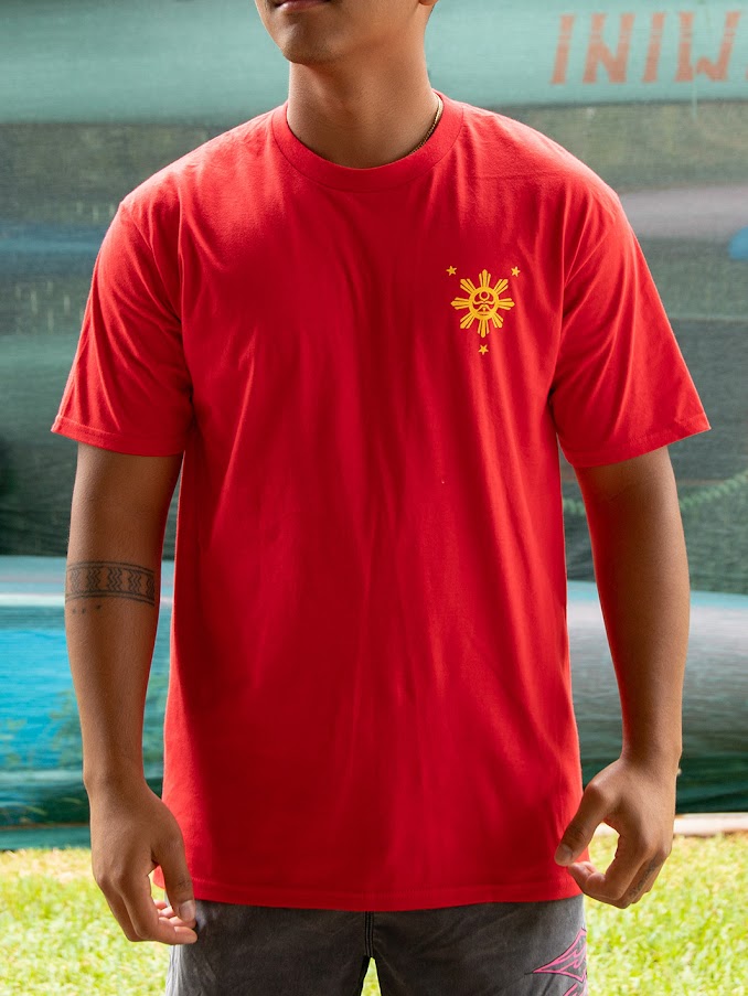 HIC FLAG ROOTS TEE - RED