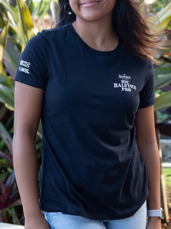 HIC HALEIWA PRO 2024 WOMENS TEE - BLACK