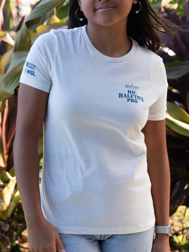 HIC HALEIWA PRO 2024 WOMENS TEE - WHITE