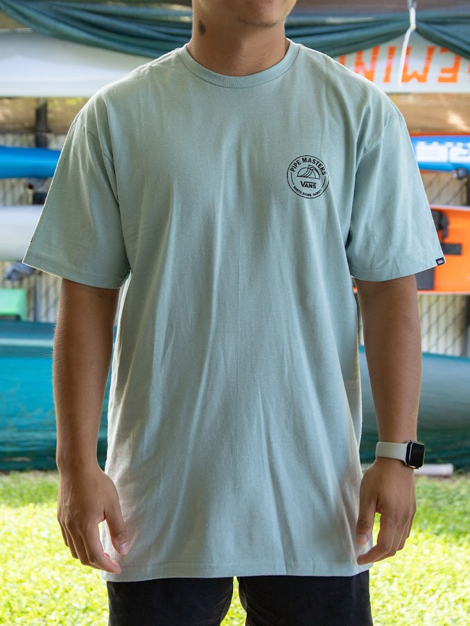 VANS 2024 PIPE MASTERS POSTER ART TEE - LIGHT BLUE (M8I)