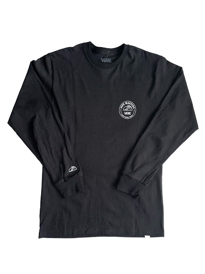 VANS 2024 PIPE MASTERS POSTER ART LONG SLEEVE TEE - BLACK