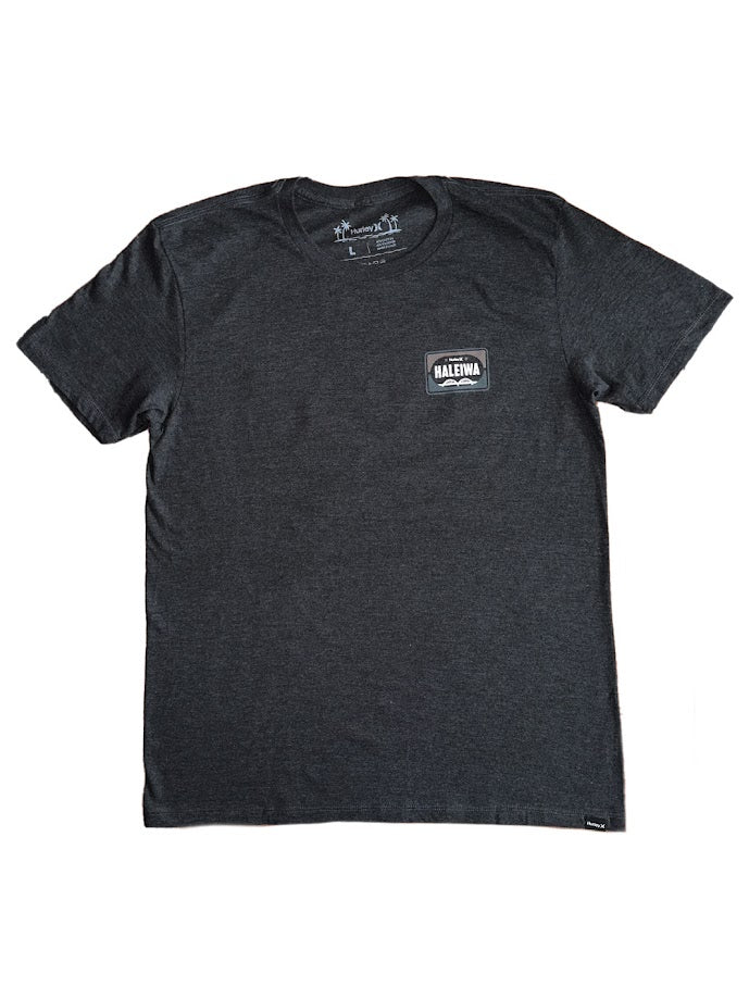 HURLEY X HIC HALEIWA 808 TEE - BLACK HEATHER