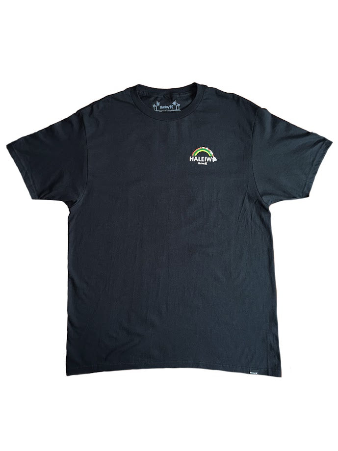 HURLEY X HIC RAINBOW TEE - BLACK