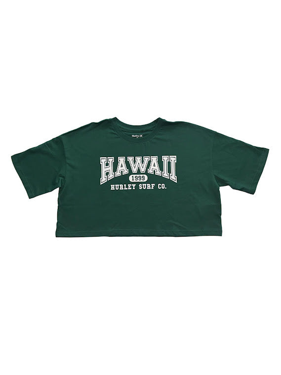 HURLEY TEAM HAWAII WOMENS TEE EVG