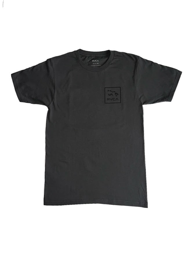 RVCA X HIC ATW TARO FILL TEE - CHARCOAL