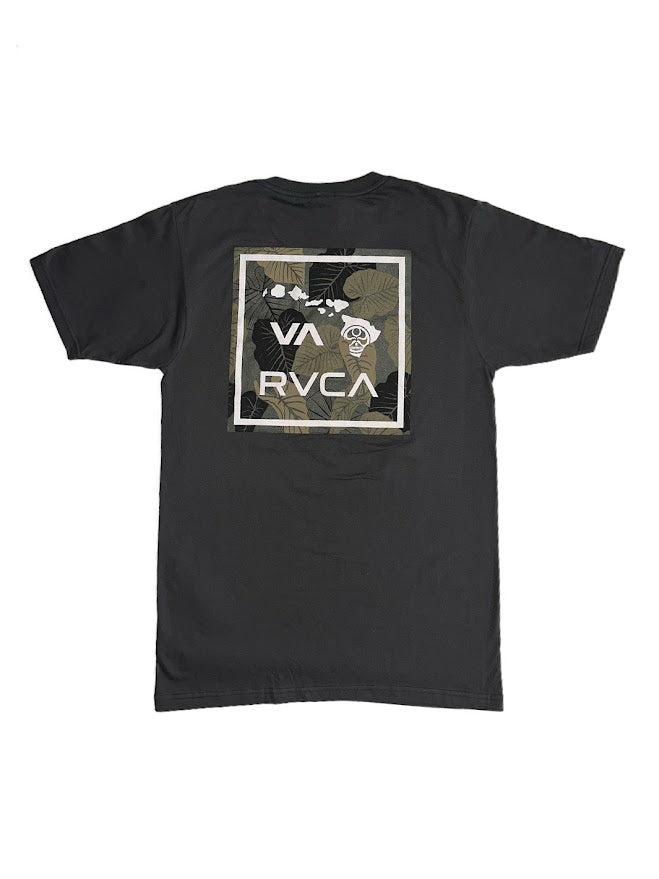 RVCA X HIC ATW TARO FILL TEE - CHARCOAL