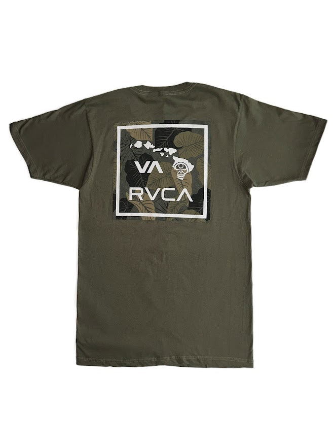 RVCA X HIC ATW TARO FILL TEE - MILITARY GREEN