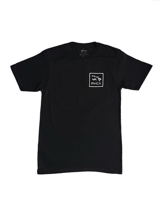 RVCA X HIC ATW TARO FILL TEE - BLACK