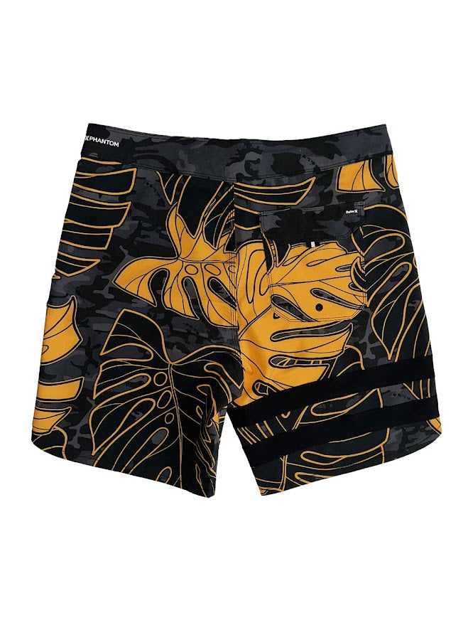 HURLEY PHANTOM ECO BLOCK PARTY 18" BOARDSHORT - BLACK