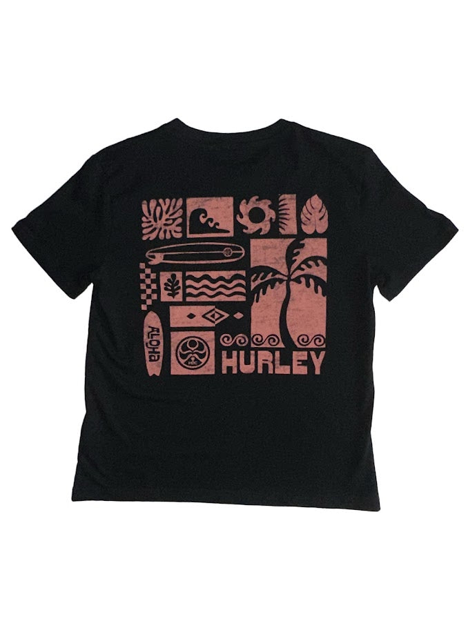 HURLEY X HIC COLLECTIONS CLASSIC WOMENS TEE - BLACK