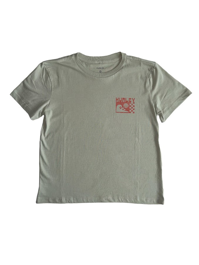 HURLEY X HIC COLLECTIONS CLASSIC WOMENS TEE - AQUA GRAY