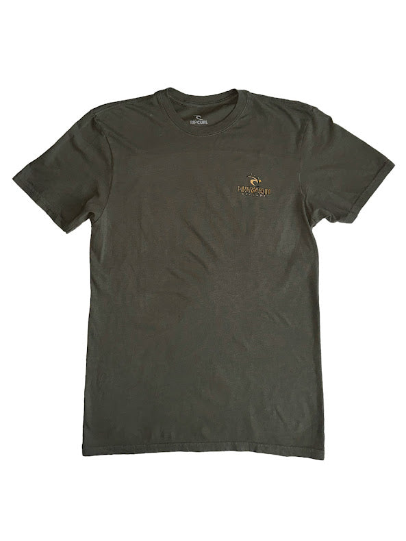 RIP CURL HAWAII ROOSTER TEE - MILITARY GREEN