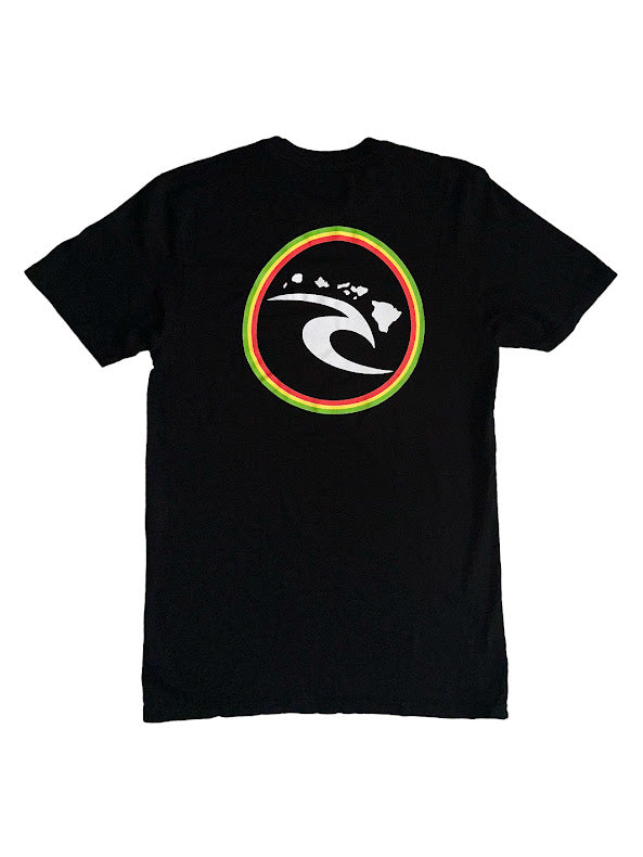 RIP CURL HAWAII RING TEE - BLACK