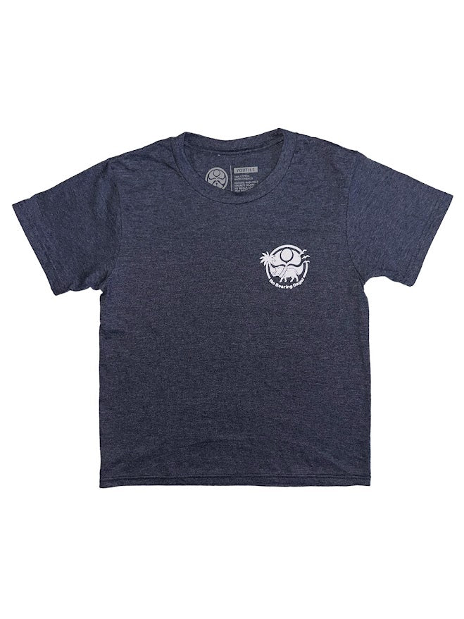 HIC NO BOARING DAYS YOUTH TEE - HEATHER NAVY