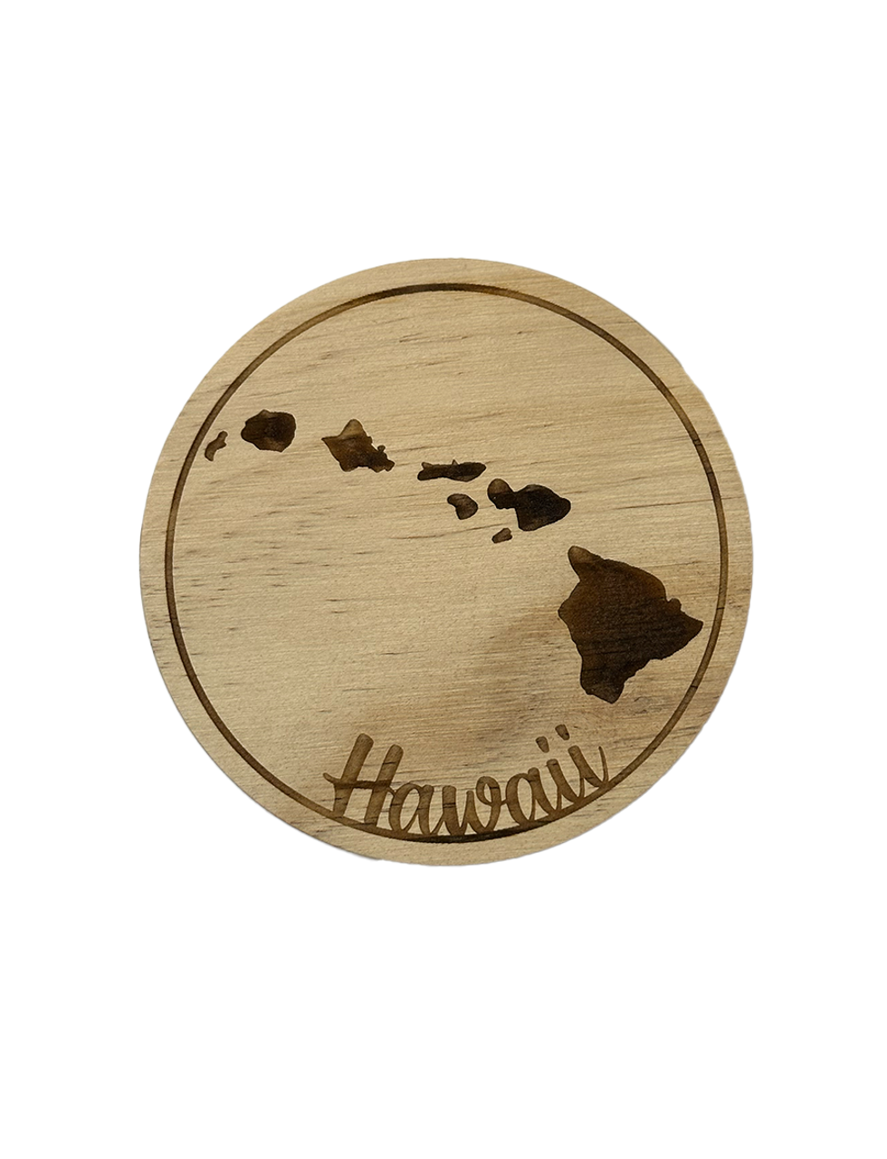 HIC Islands Aloha Wood Coaster