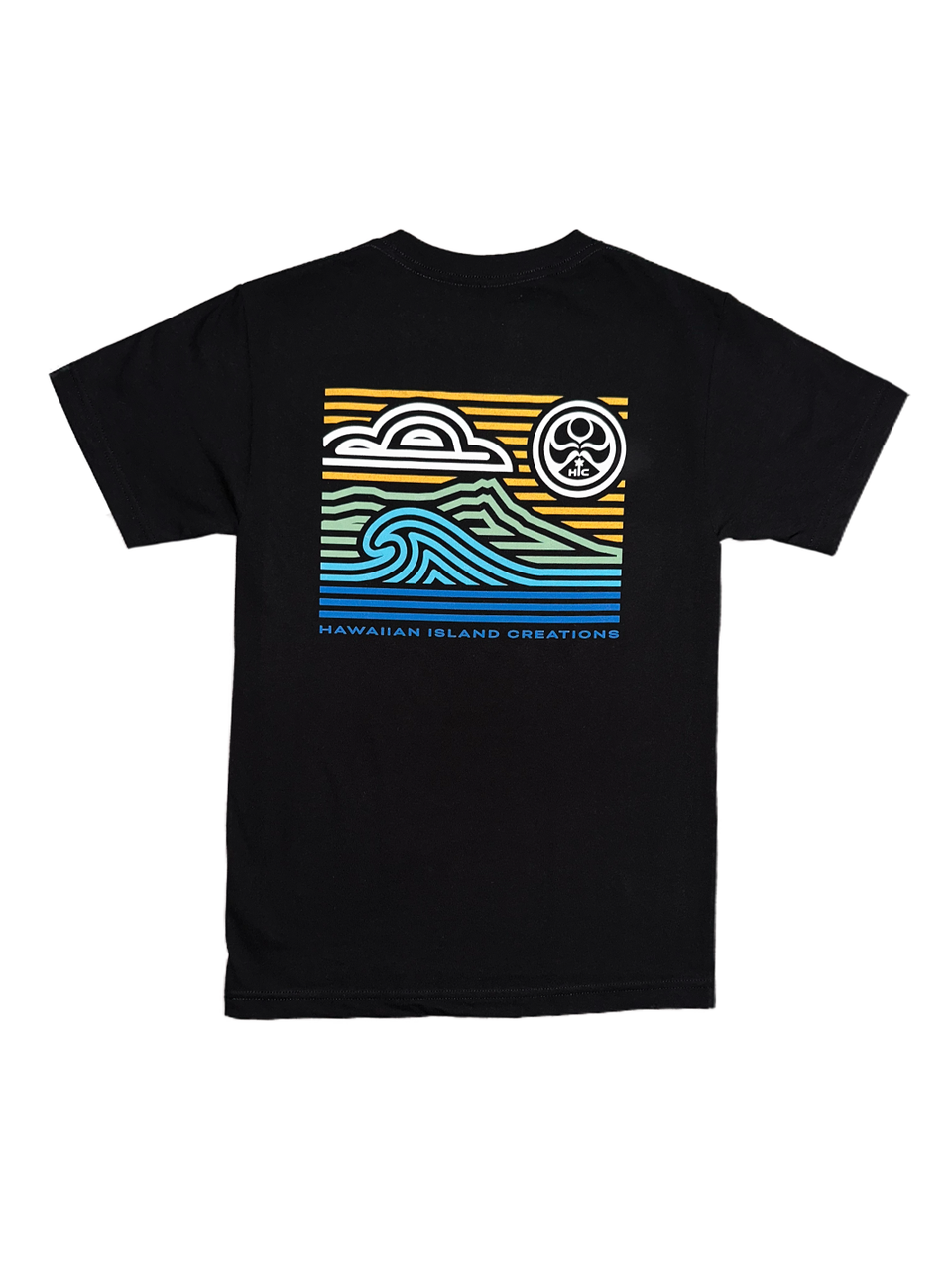HIC LIFE LINED UP TEE- BLACK