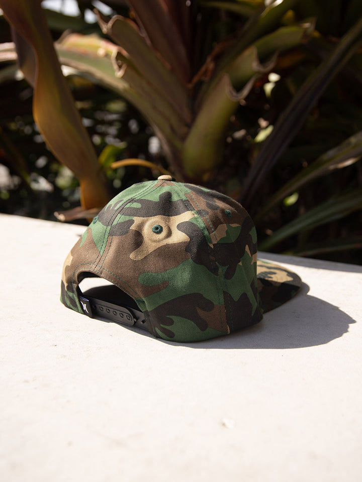 HURLEY ALOHA MENS SNAPBACK HAT - CAMO (386)