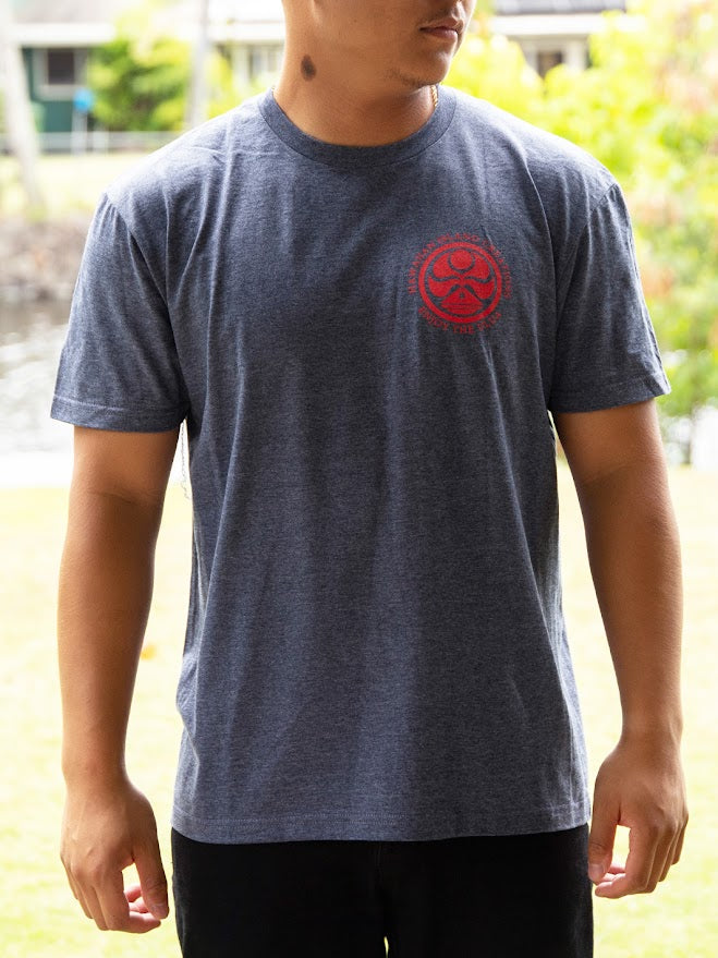 HIC ENJOY ULUA TEE - HEATHER NAVY