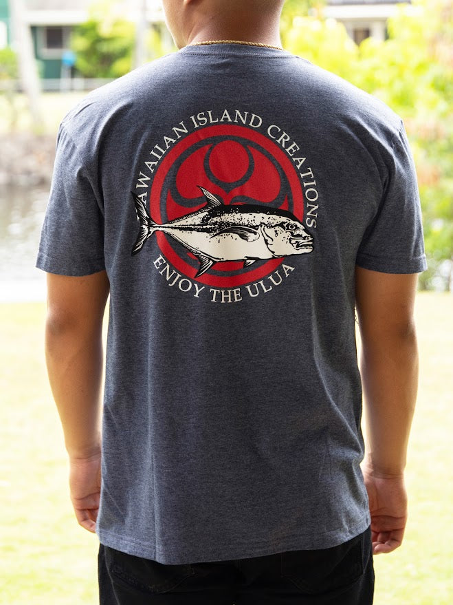HIC ENJOY ULUA TEE - HEATHER NAVY