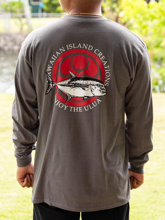 HIC ENJOY ULUA LONG SLEEVE - CHARCOAL