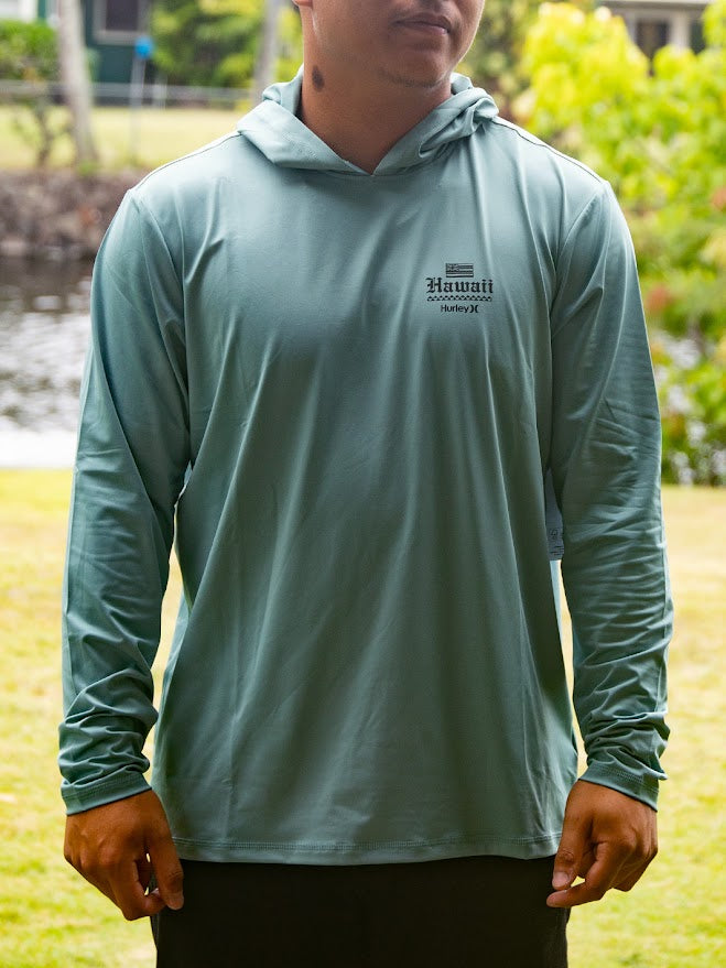 HURLEY HI PRIDE HYBRID HOODED LONG SLEEVE LYCRA - ARTILLARY
